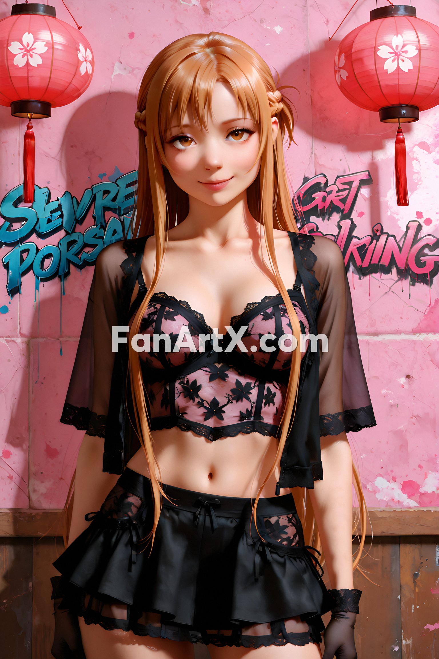Sao Asuna Yuuki Fanart - Sword Art Online character 6337561